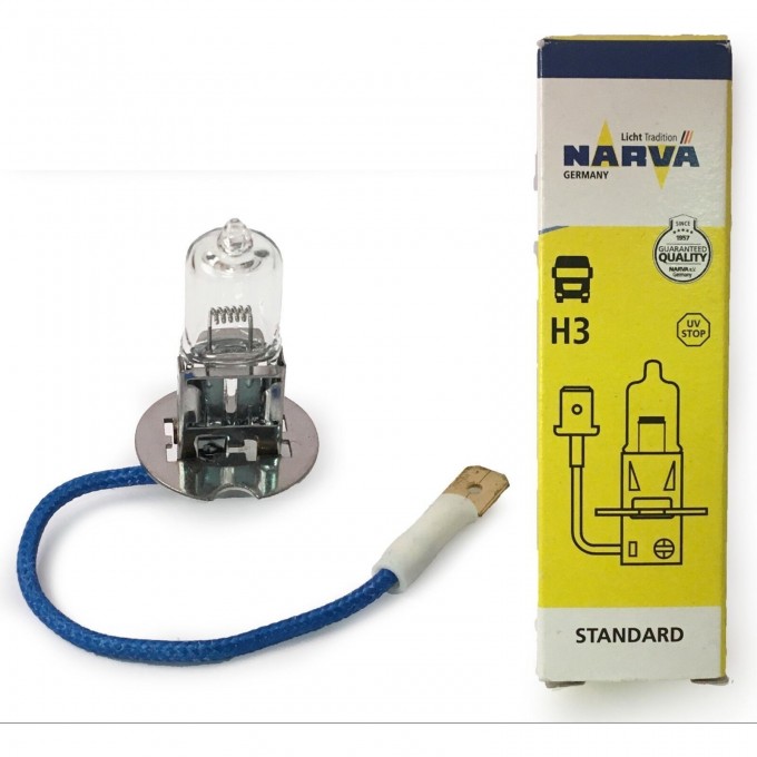 Лампа NARVA 24Vx70W H3 PK22s 74729667