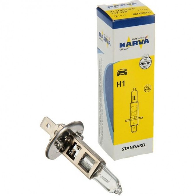 Лампа NARVA 55W 12V PX26d 10x2 1A wather light 81125496