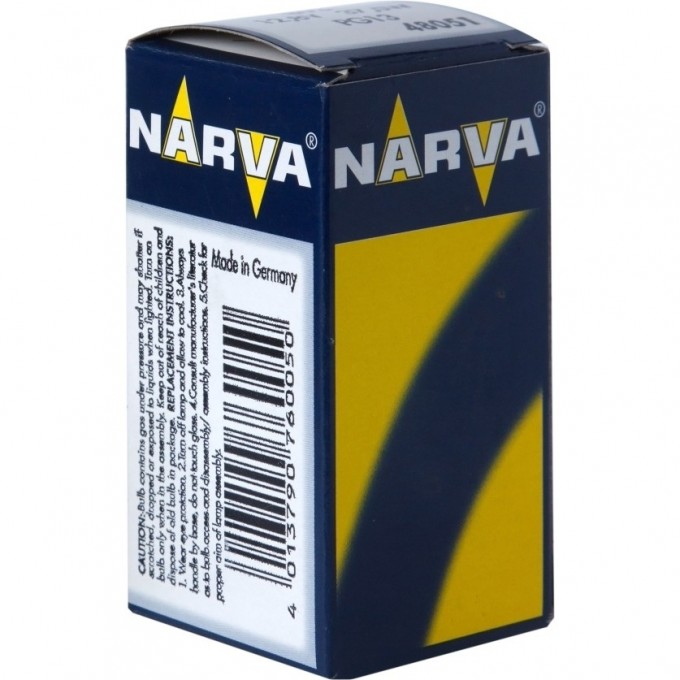 Лампа NARVA №893 37.5W PG13 12V 32531061