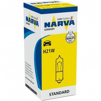 Лампа NARVA HALOGEN MINIATURE LAMPS 12V H21W 21W BAY9s