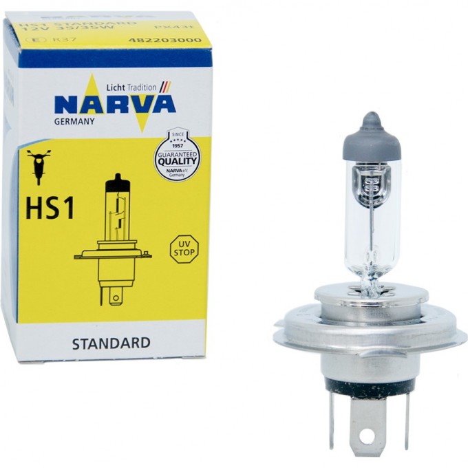 Лампа NARVA HS1 35/35W PX43t 12V 47294384