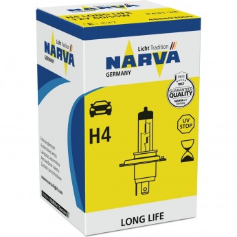 Лампа NARVA LONG LIFE H4 60/55W 12V P43T