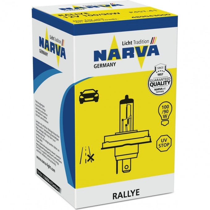 Лампа NARVA RALLYE HR2 12V 100/90W P45t 47380931