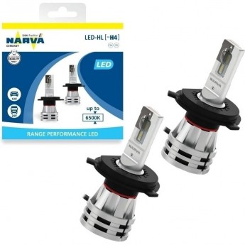 Лампа NARVA RANGE PERFORMANCE LED H4 6500K PX26d 2 шт.