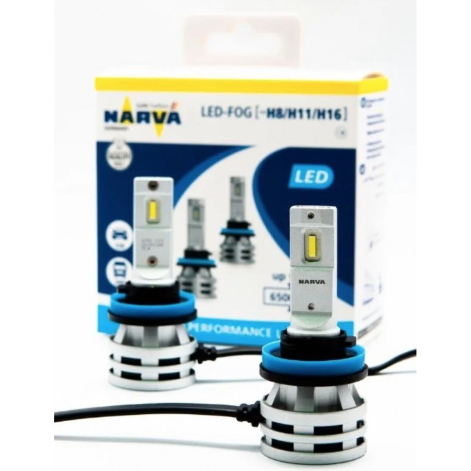 Лампа NARVA RANGE PERFORMANCE LED H8-H16 NVA X2 6500K 2шт. 110806949