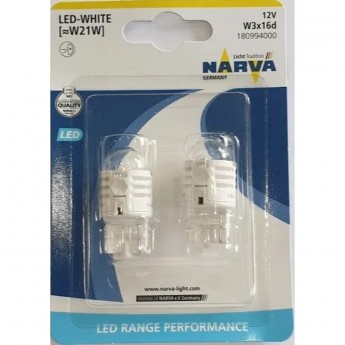 Лампа NARVA RANGE PERFORMANCE LED W21W 12V 1.75W 2 шт.