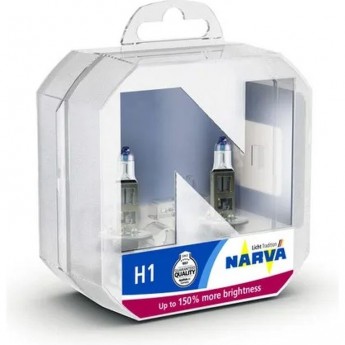 Лампа NARVA RANGE POWER 150 H1 55 12V 2шт.