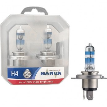 Лампа NARVA RANGE POWER 150 H4 12V 60/55W 2шт.