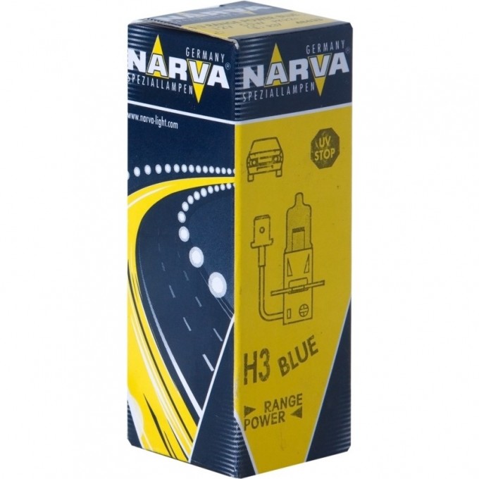 Лампа NARVA RANGE POWER BLUE+ H3 55 12V PK22s 32530770