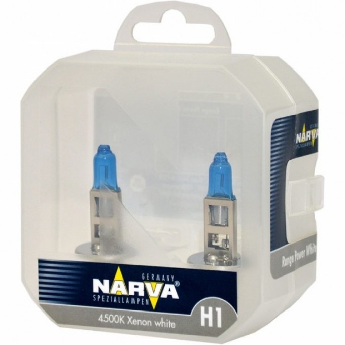 Лампа NARVA RANGE POWER WHITE H1 12V 55W 2 шт. 117110871