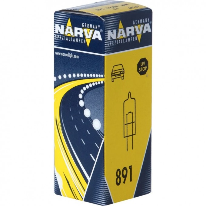 Лампа NARVA STANDARD 891 8W 12.8V G4 117418500