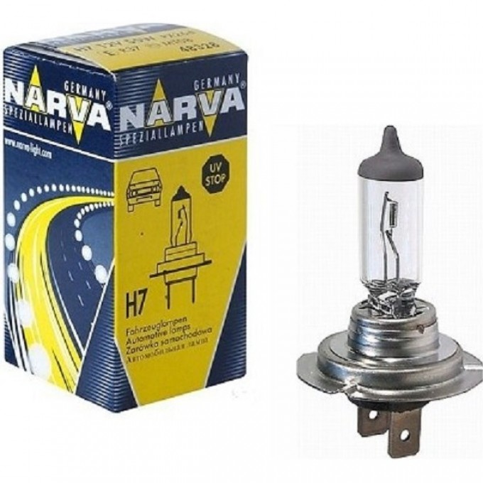 Лампа NARVA STANDARD H7 12V 55W PX26d 116441340